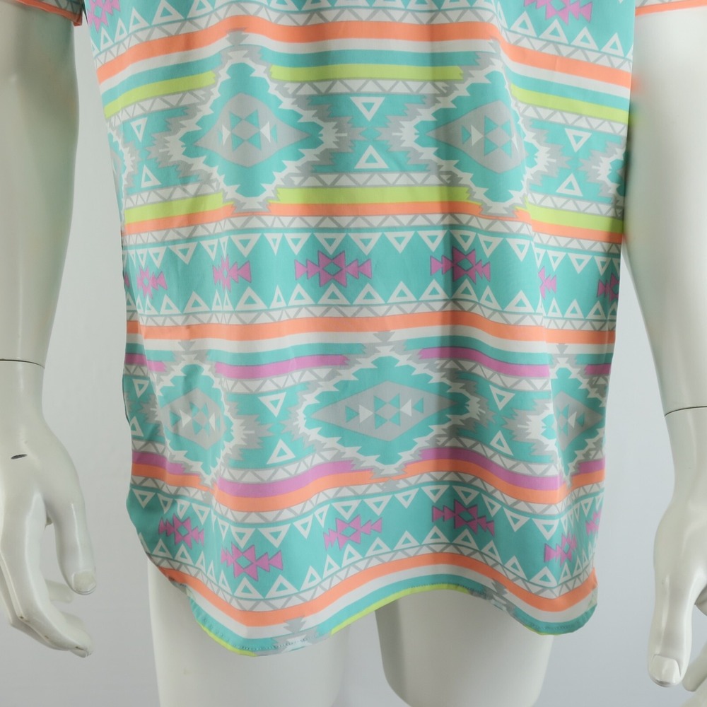 The Nutter Weekend Short Sleeve Polo Shirt Mens L Allover Print - Picture 4 of 7